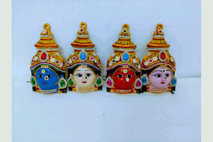 Navadurga Decorated Devi Faces