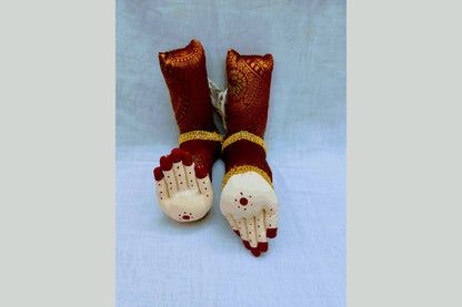 Decorated Pattu Zari Hastham Paadham