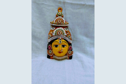 Lakshmi Amman Devi Decorated Face