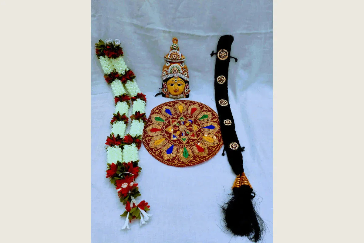 Lakshmi Devi Face Set - Puja Celebrations
