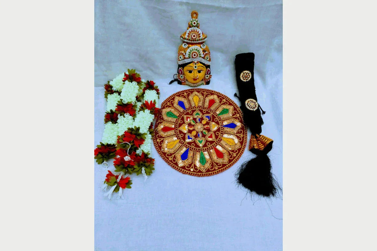 Lakshmi Devi Face Set - Puja Celebrations
