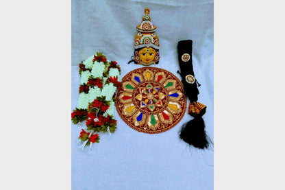 Lakshmi Devi Face Set - Puja Celebrations