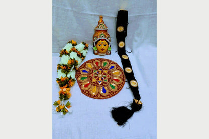Lakshmi Devi Face Set - Puja Celebrations