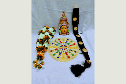 Lakshmi Devi Face Set - Puja Celebrations