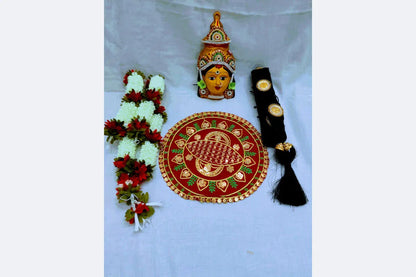 Lakshmi Devi Face Set - Puja Celebrations