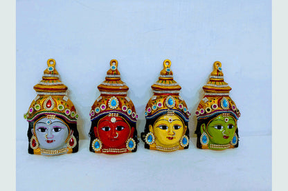 Ashtalakshmi Decorated Devi Faces