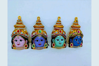 Ashtalakshmi Decorated Devi Faces