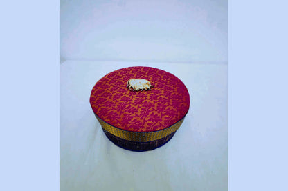 Round Brocade Korai Box