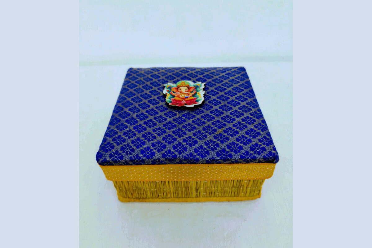 Square Brocade Korai Box