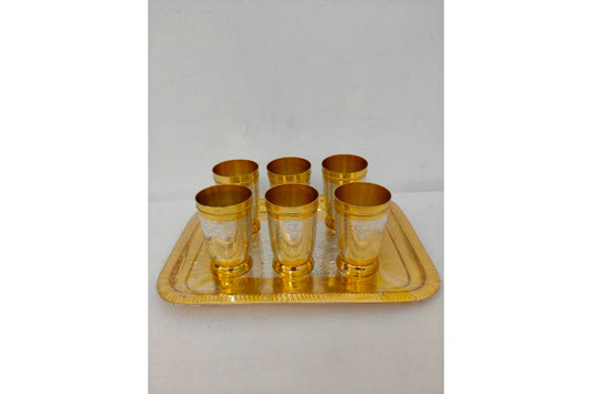 Metal Glass Gift Set