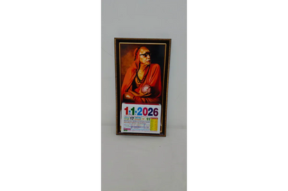 Tamil Daily Sheet Calendar with God Frame 2026 - Puja Celebrations