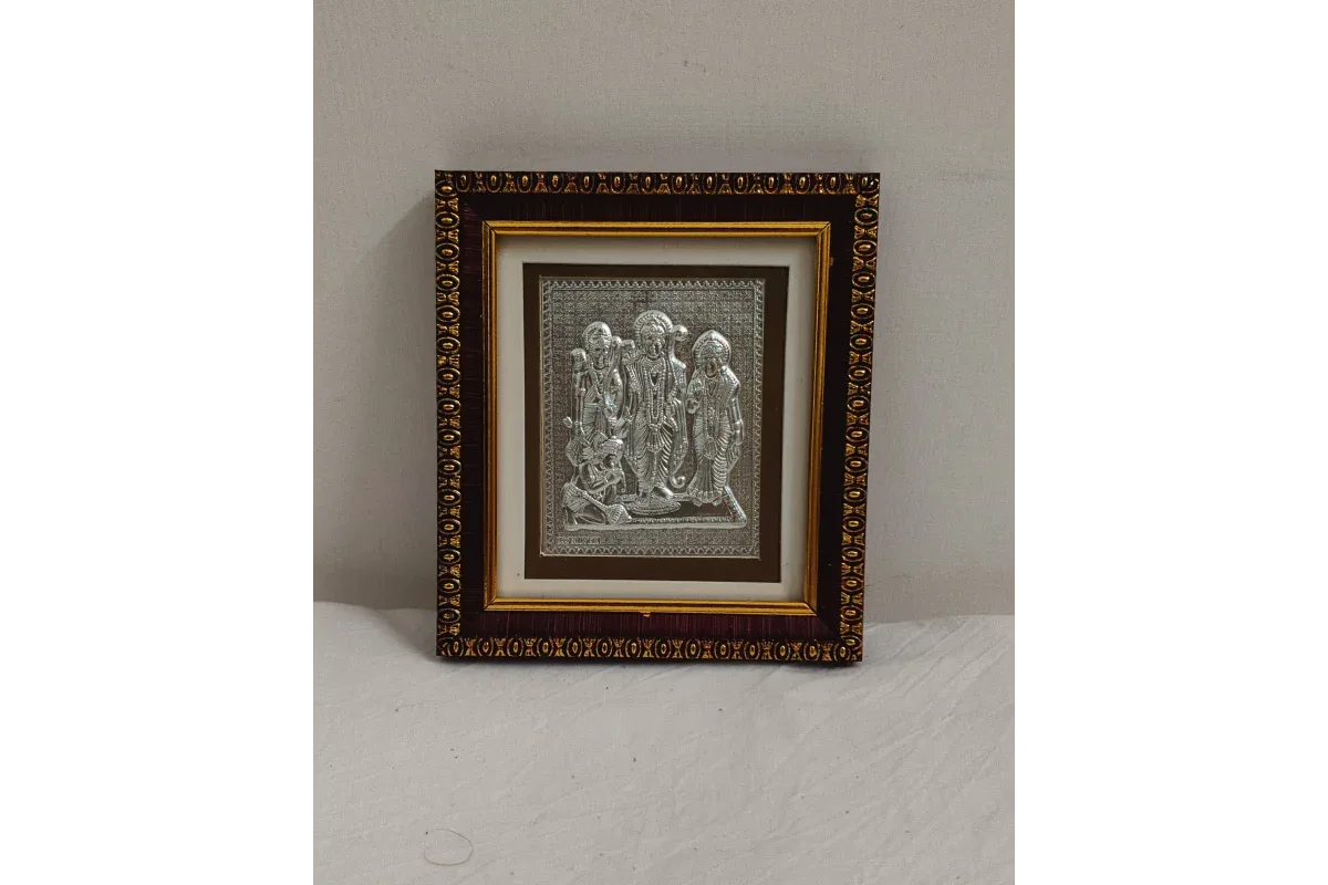 Ram Darbar Silver Frame - Puja Celebrations