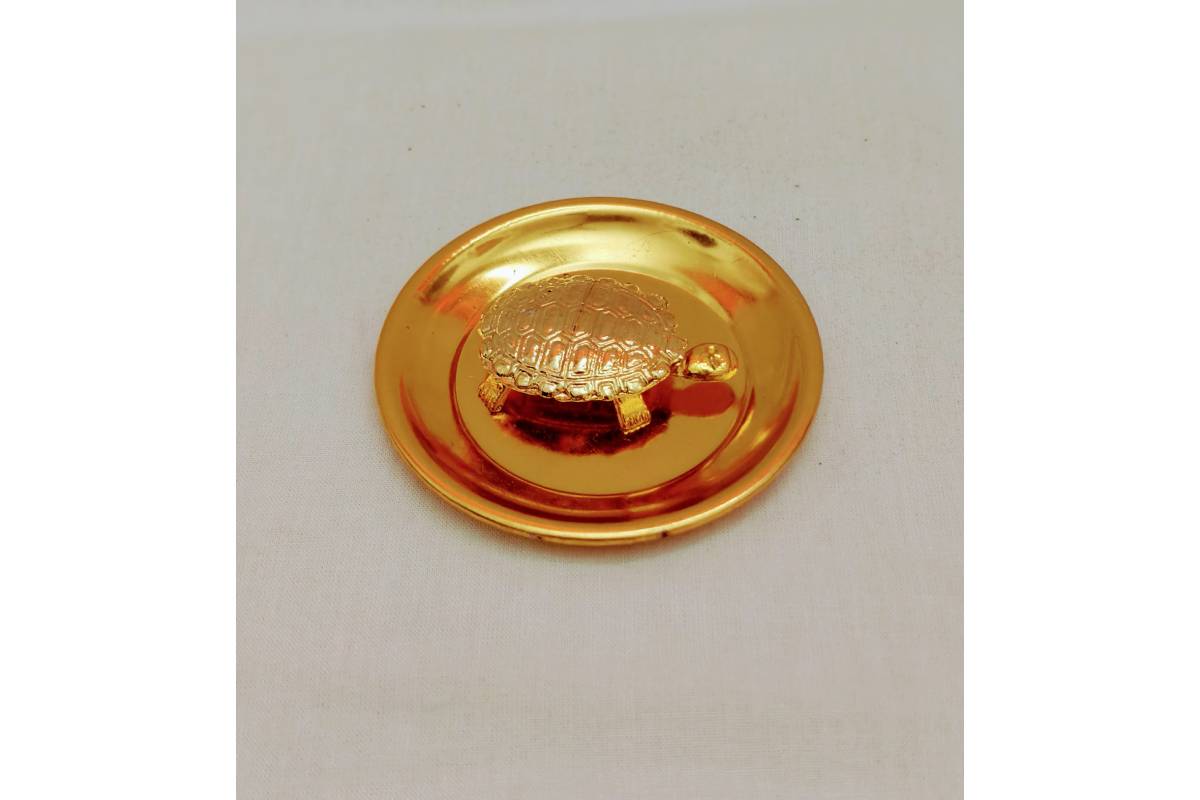 Tortoise Kachua with Plate Small