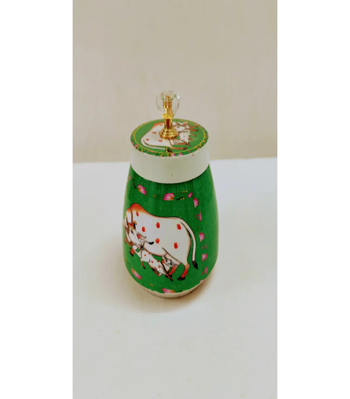 Pichwai Print Gift Jar