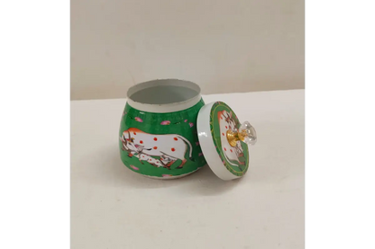 Pichwai Print Gift Jar