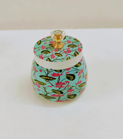 Pichwai Print Gift Jar