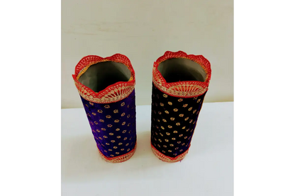 Handmade Wooden Decorated Banana Tree Stands for Pooja