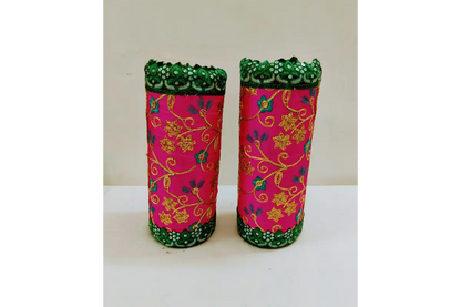 Handmade Wooden Decorated Banana Tree Stands for Pooja