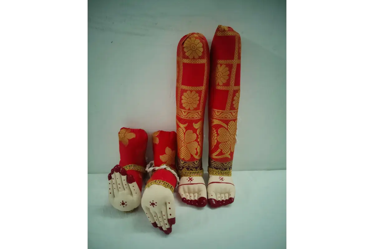 Decorated Pattu Zari Hastham Paadham