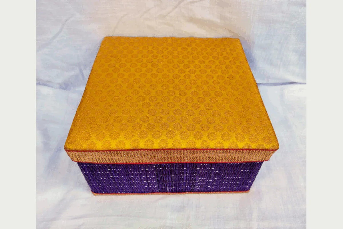 Navaratri golu korai box – handmade festive gift box India
