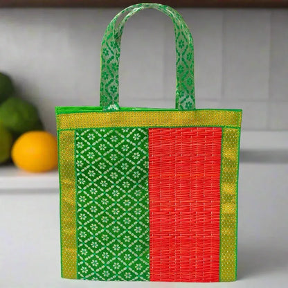 Brocade Korai Mat Bag - Puja Celebrations