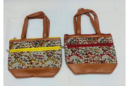 Kalamkari Designer Handbag - Puja Celebrations