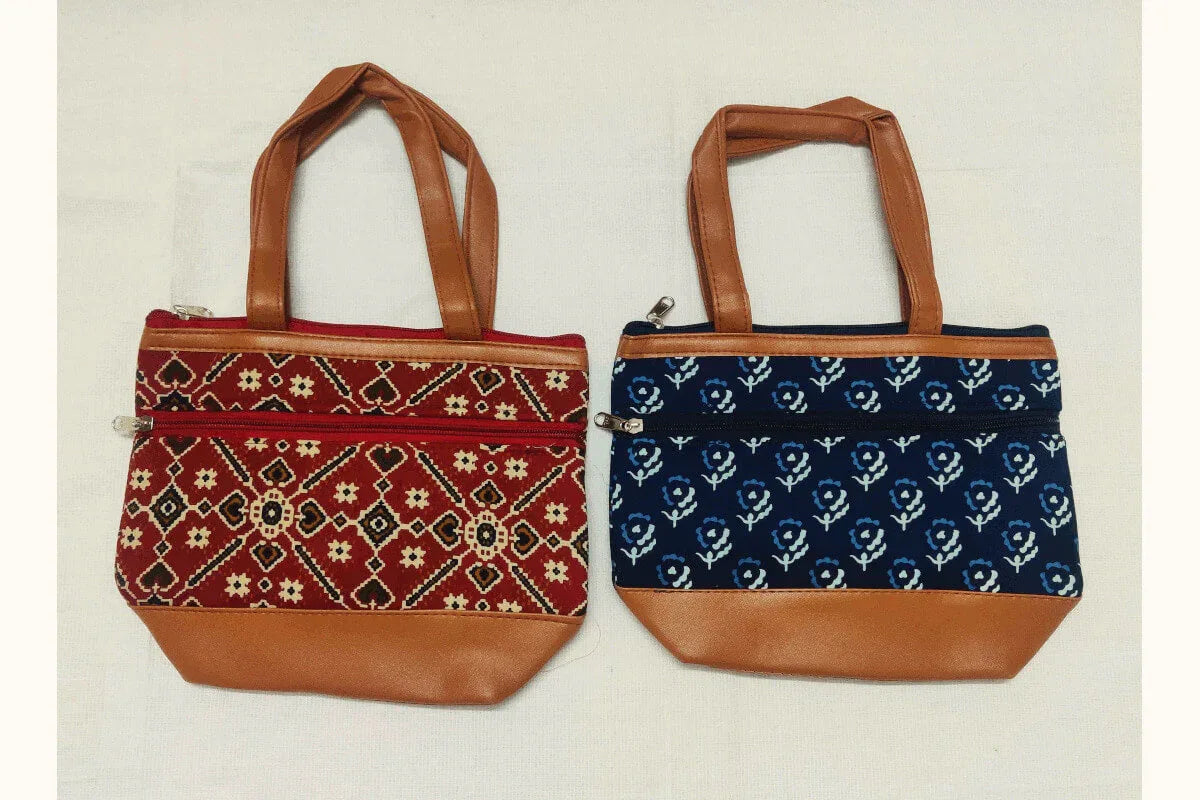 Kalamkari Designer Handbag - Puja Celebrations