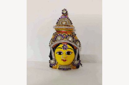 Lakshmi Amman Devi Decorated Face