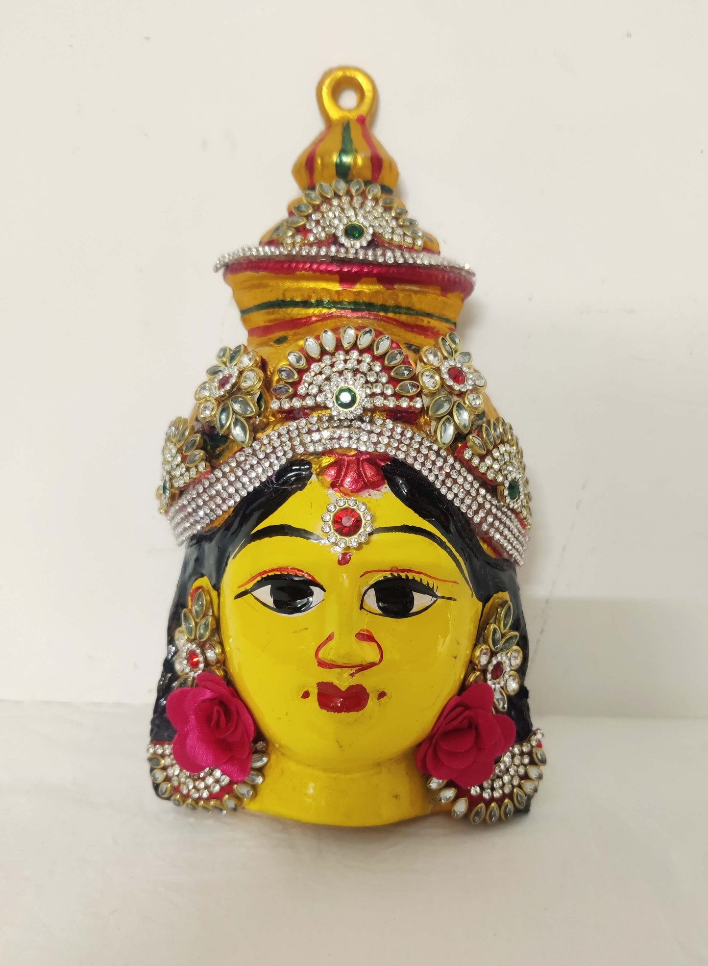 Lakshmi Amman Devi Decorated Face