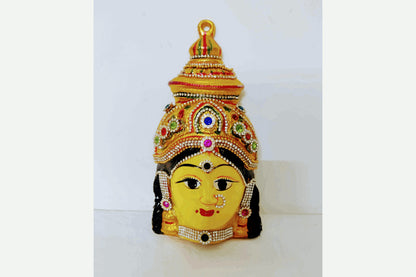 Lakshmi Amman Devi Decorated Face