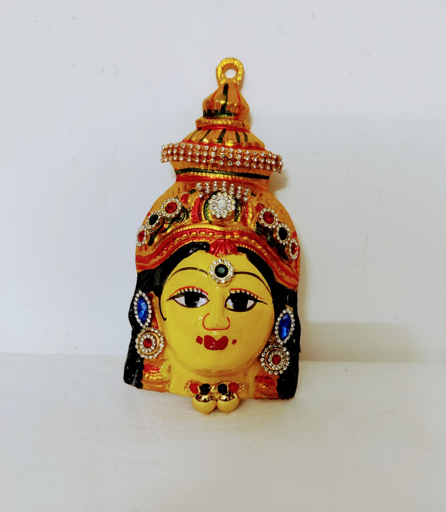 Decorated Amman Devi Faces