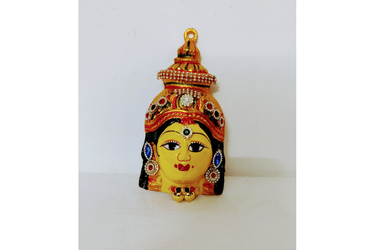 Decorated Amman Devi Faces