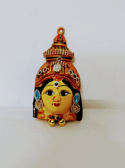 Decorated Amman Devi Faces