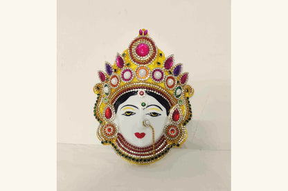 Durga Devi Decorated Face