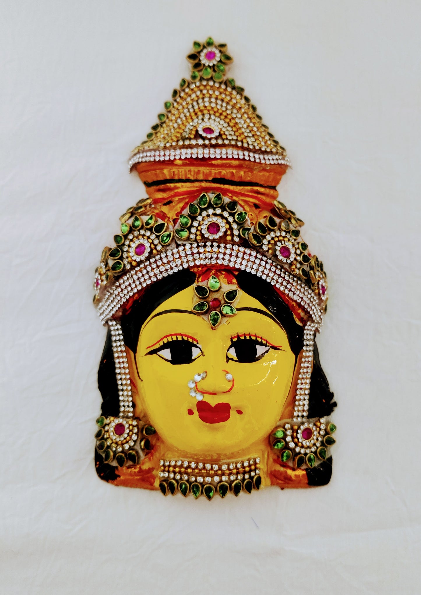 Lakshmi Amman Devi Decorated Face