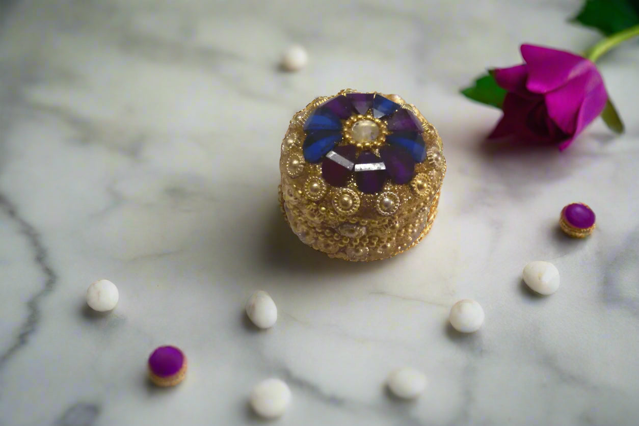 Jigna Beads Kumkum Box