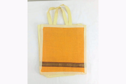 Jute Non-Woven Brocade Line Bag