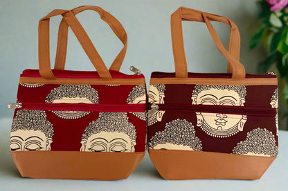 Kalamkari Designer Handbag - Puja Celebrations