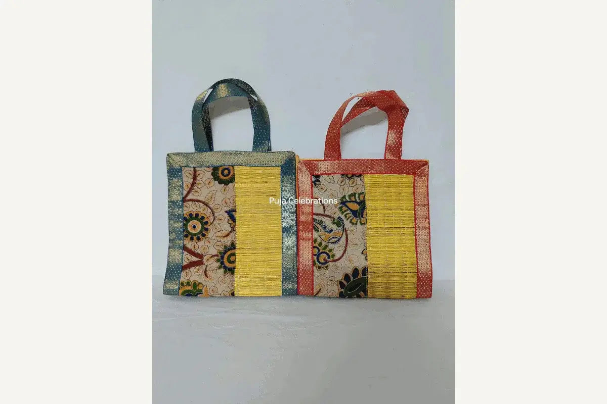 Kalamkari korai mat bag – wholesale return gifts for baby shower and housewarming