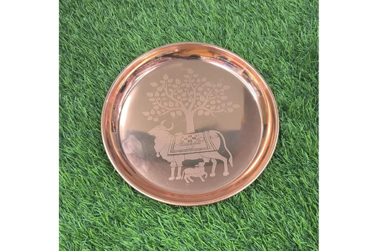 Kamadhenu Design Plate - Hindu Fest ival return gift