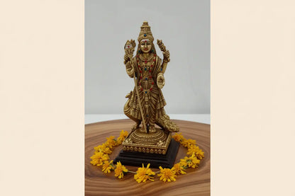 Skanda Swami idol for temple decor