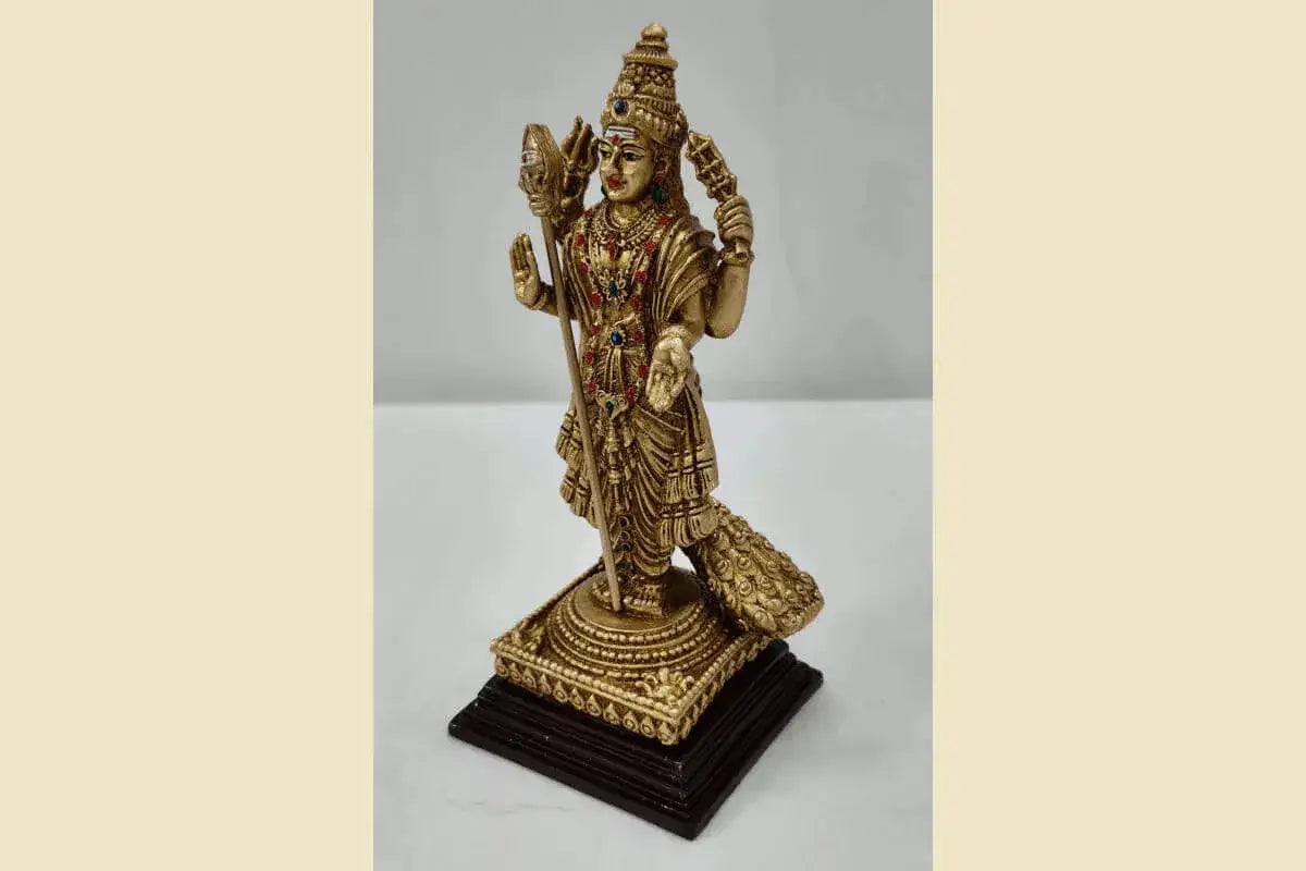 Lord Murugan idol for puja altar