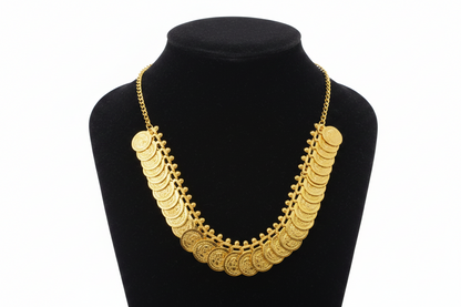 Kasu Mala necklace used in Kubera Lakshmi Pooja