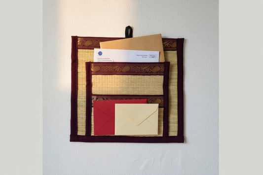 Korai Dry Grass Letter Holder - Puja Celebrations