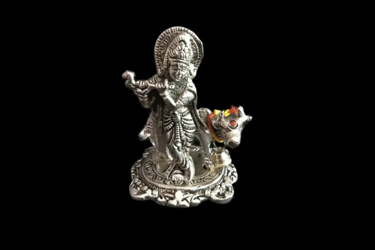 Krishna with Cow - Puja Celebrations