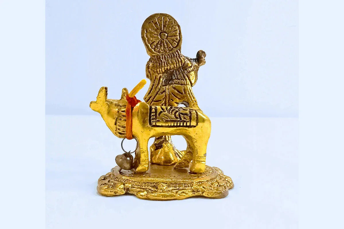 Krishna with Cow - Puja Celebrations