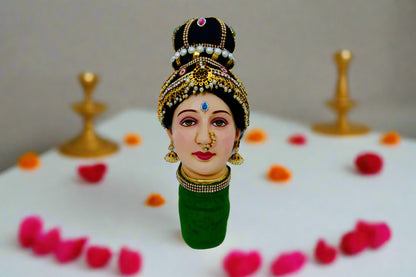 Lakshmi Devi Decorated Doll Face