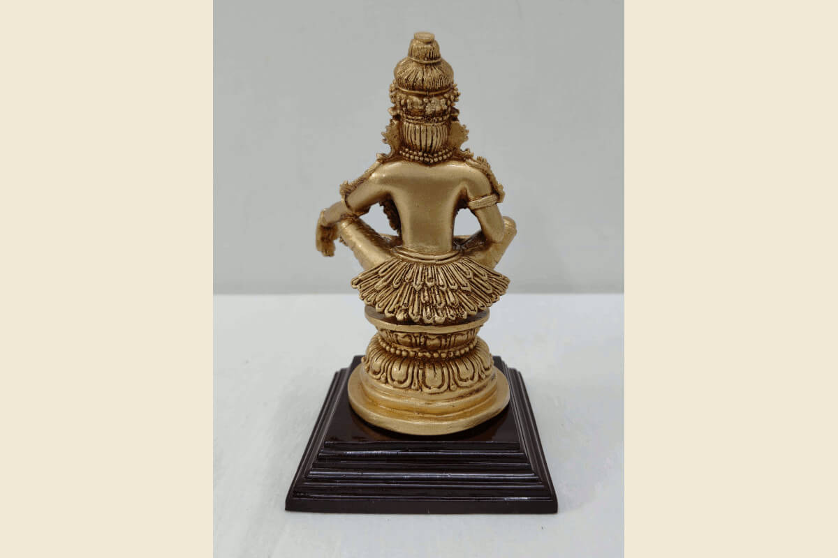 Back view of Ayyappa