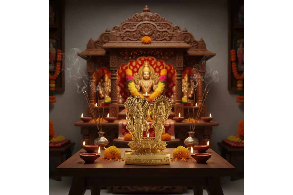 Lord Lakshmi Narayana Standee Small