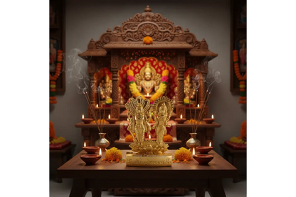 Lord Lakshmi Narayana Standee Small